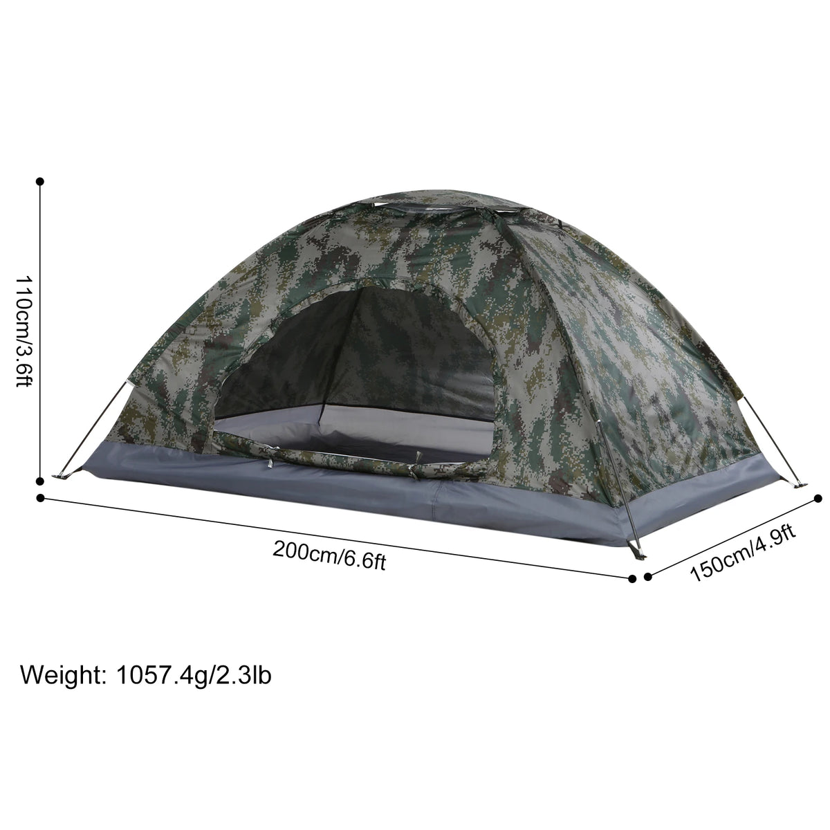 Ultralight Camping Tent Portable UV-Proof for Hiking & Beach