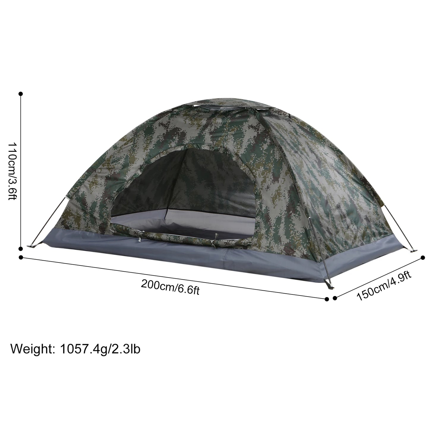 Ultralight Camping Tent Portable UV-Proof for Hiking & Beach