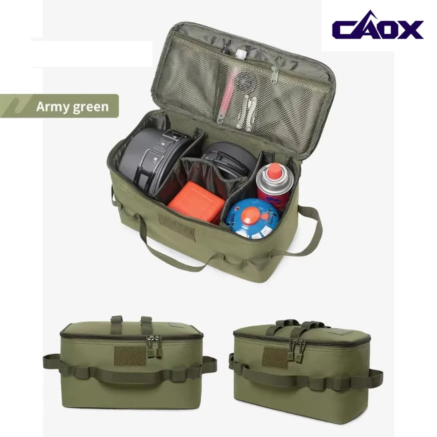 Tactical Camping Storage Bag | 600D Oxford Fabric | Picnic Gear Organizer