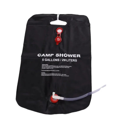 20L Solar Camping Shower Bag Portable PVC for Outdoor Hiking & Beach