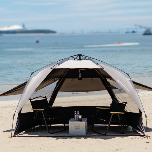 3-4 Person Automatic Camping Tent | UV-Protective Pop-Up Shelter