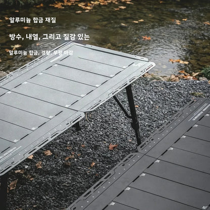 IGT Folding Camping Table Aluminum BBQ Cooking Station