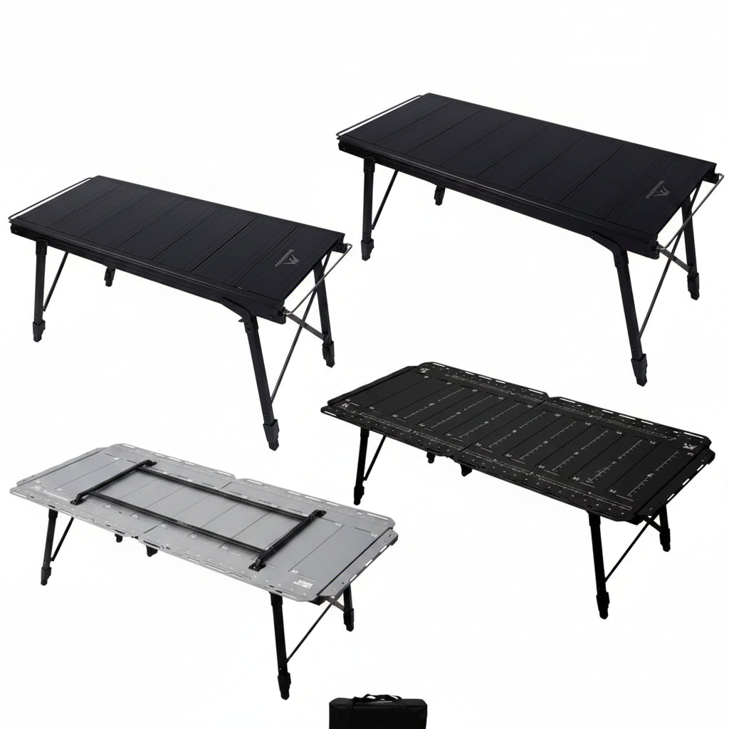 IGT Folding Camping Table Aluminum BBQ Cooking Station