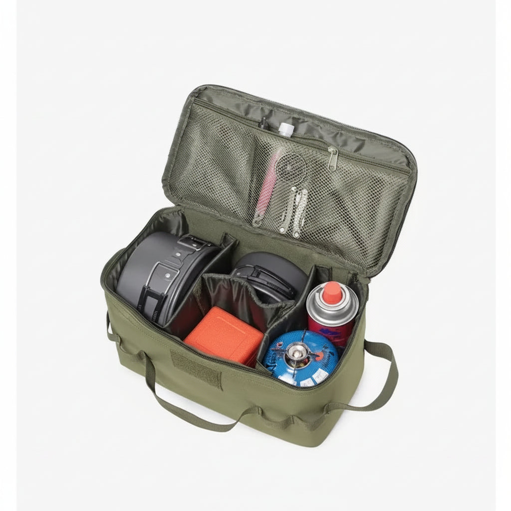 Tactical Camping Storage Bag | 600D Oxford Fabric | Picnic Gear Organizer
