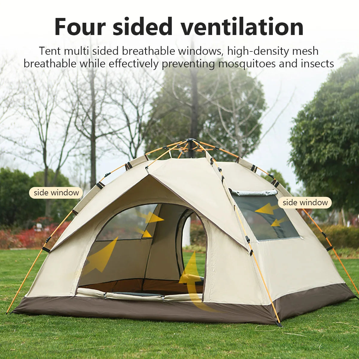 Automatic Pop-Up Camping Tent - Waterproof Portable Outdoor Shelter
