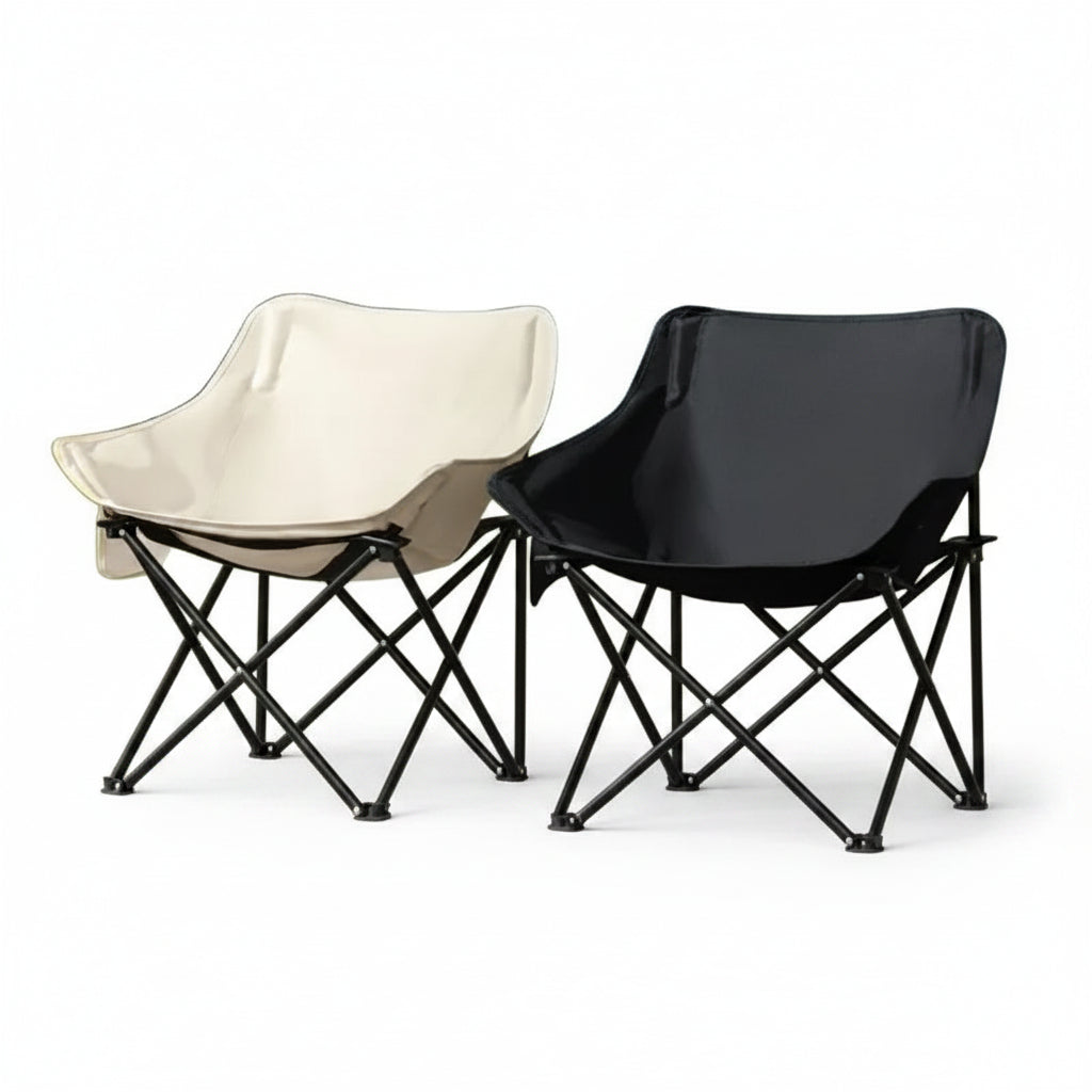 Portable Folding Moon Chair | Lightweight Camping & Office Lounge