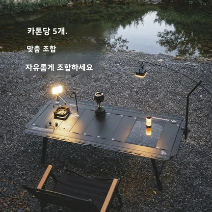 IGT Folding Camping Table Aluminum BBQ Cooking Station