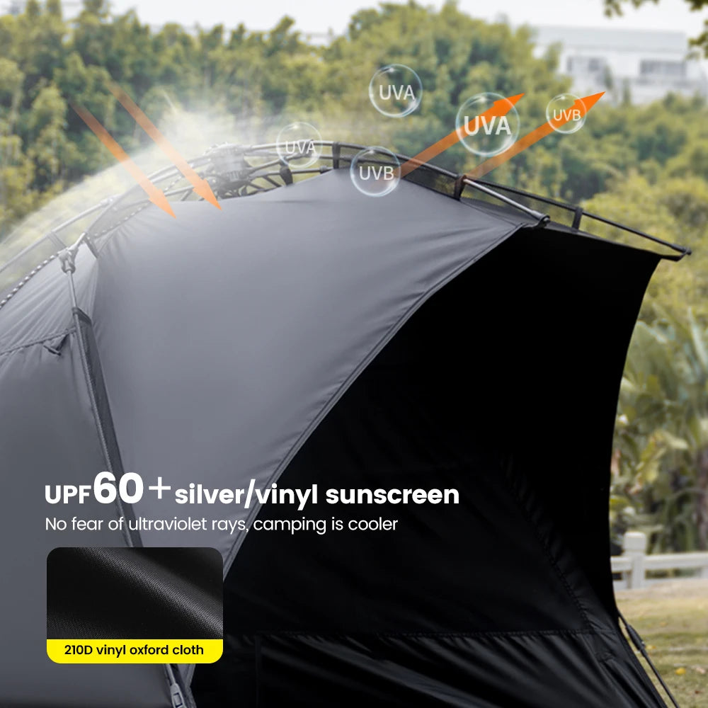 3-4 Person Automatic Camping Tent | UV-Protective Pop-Up Shelter