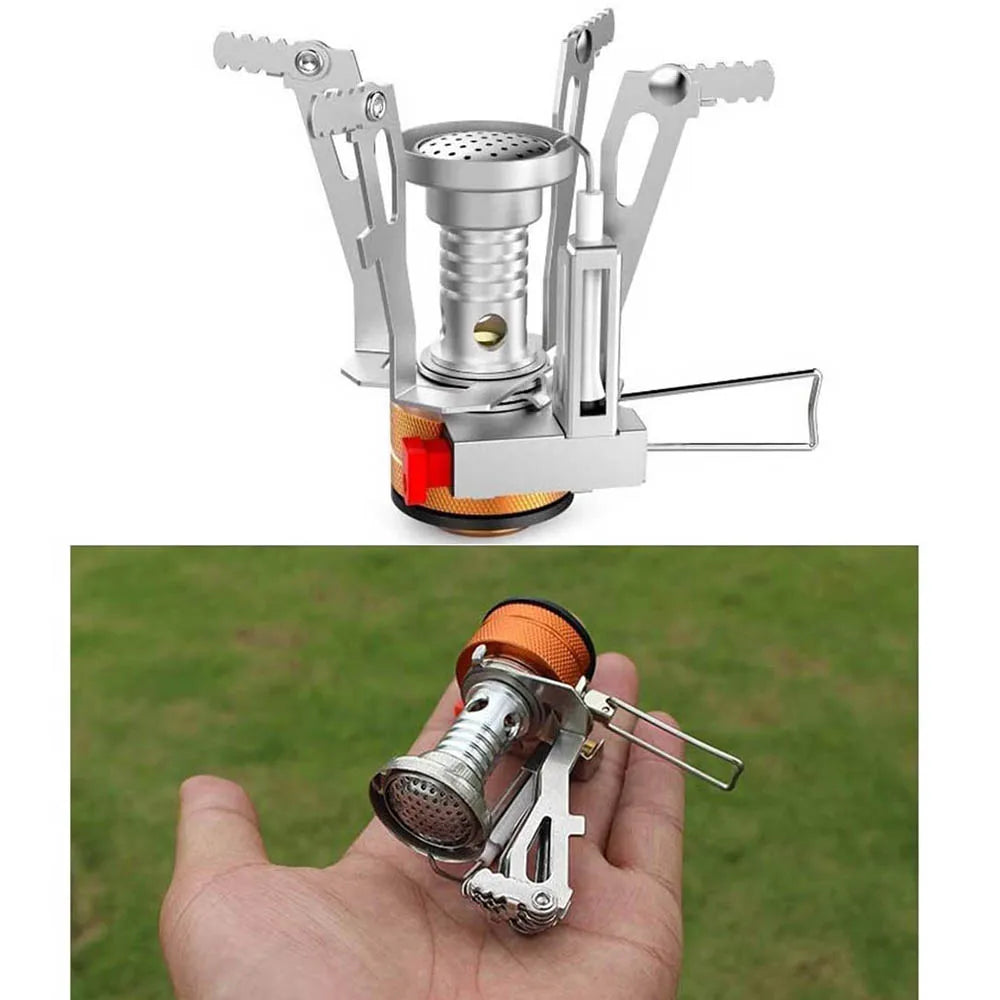 Portable Camping Gas Stove - Ultralight Aluminum Backpacking Burner