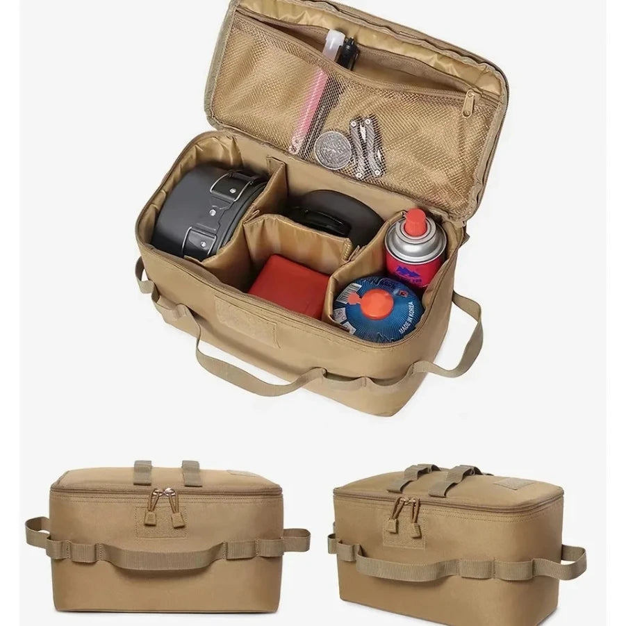 Tactical Camping Storage Bag | 600D Oxford Fabric | Picnic Gear Organizer
