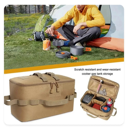 Tactical Camping Storage Bag | 600D Oxford Fabric | Picnic Gear Organizer